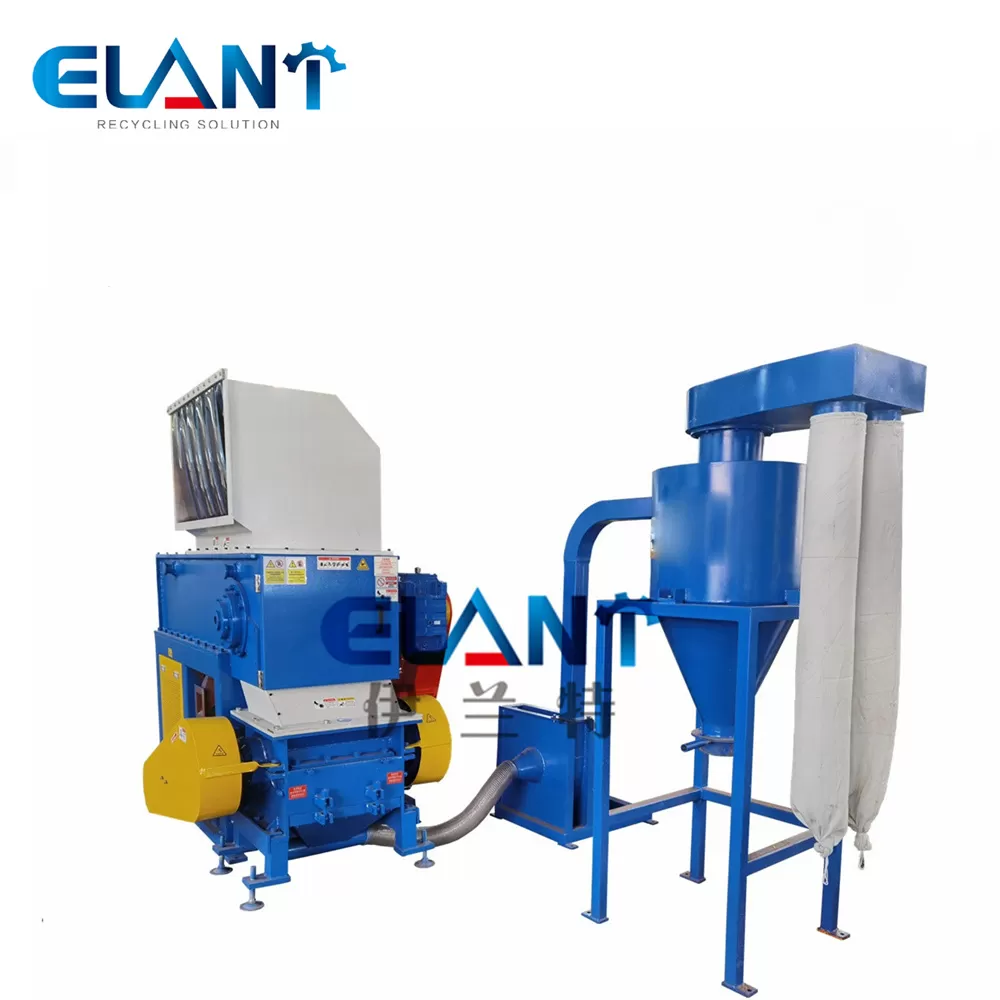 Shredder-Crusher Unit for waste plastics - Elant Machinery