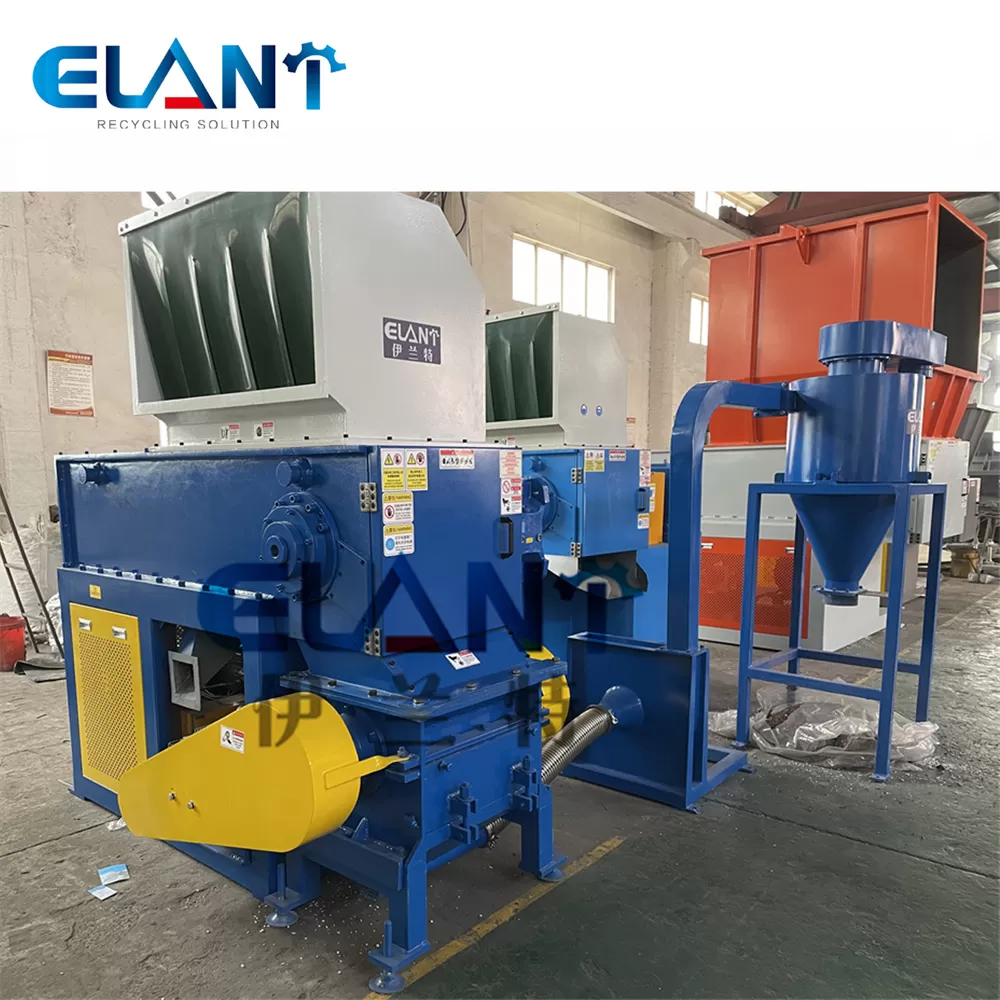 Shredder-Crusher Unit for waste plastics - Elant Machinery