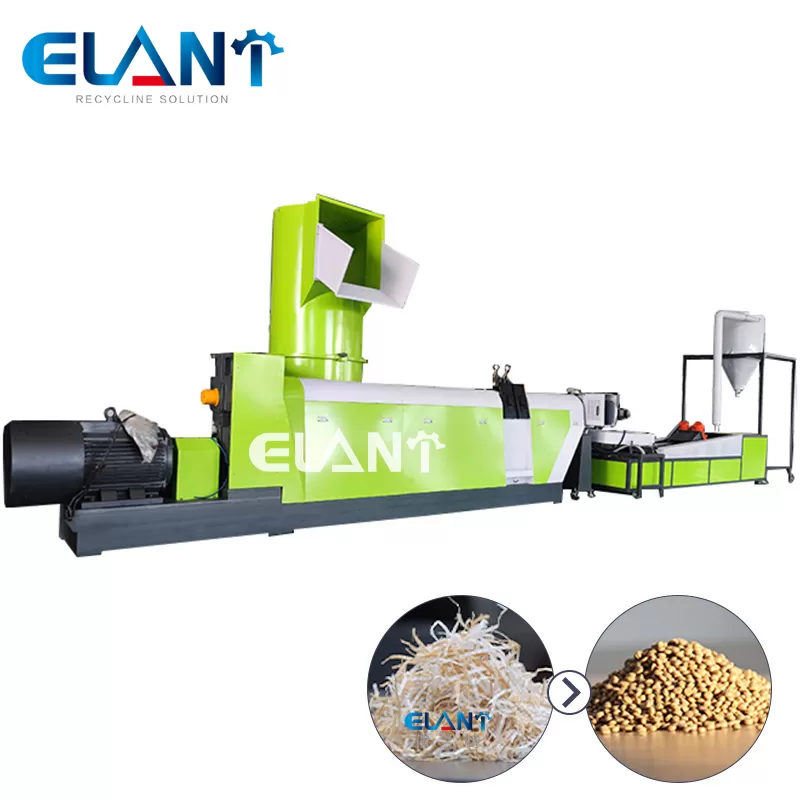 PP PE LDPE PLASTIC FILM PELLETIZING MACHINE