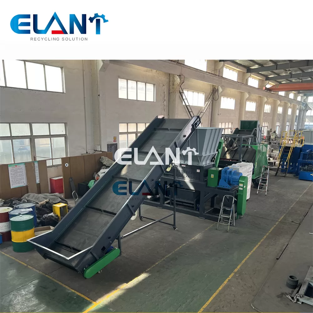 Shredder Crusher Line for Plastic Tray1