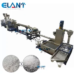 Inside pet recycling line: rPET flakes at the control point | Elant Machinery Inside pet recycling line: rPET flakes at the control point | 8 拷贝 571