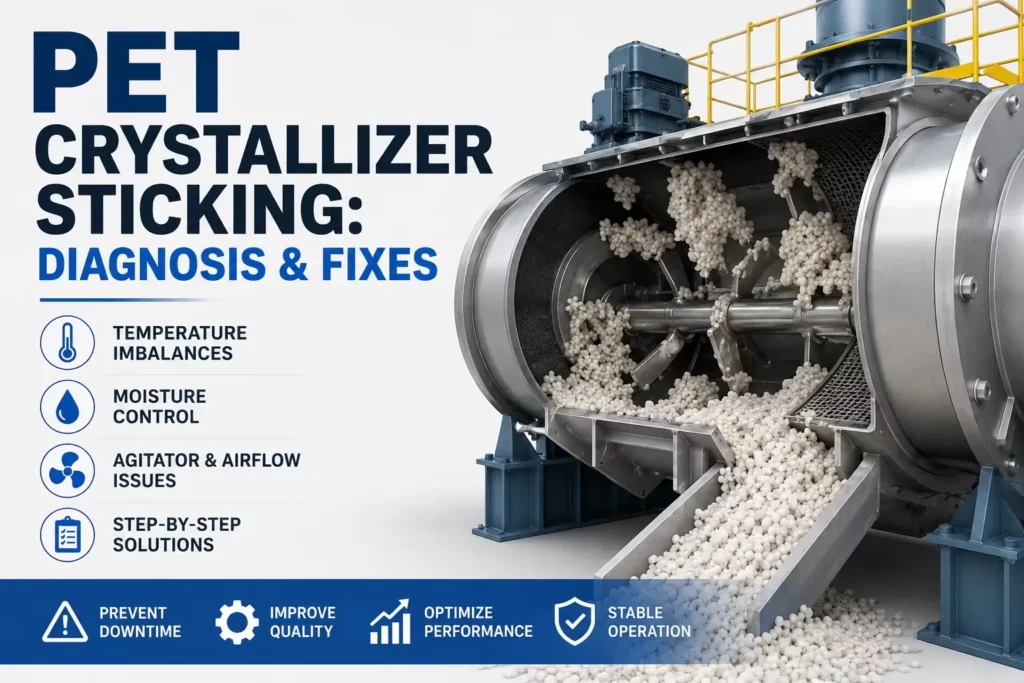 PET Crystallizer Sticking Material: Diagnosis and Correction Guide